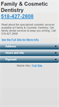 Mobile Screenshot of familyncosmeticdentistry.com